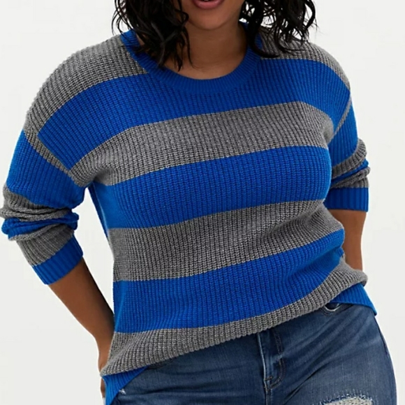 plus size royal blue sweater